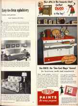 Better Homes & Gardens June 1950 Magazine Article: Easy-to-clean upholstery