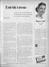 Better Homes & Gardens June 1950 Magazine Article: If your baby is nervous