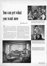 Better Homes & Gardens June 1950 Magazine Article: You can got what you want now