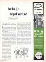Better Homes & Gardens June 1950 Magazine Article: How bad is it to spank your kids?