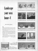 Better Homes & Gardens June 1950 Magazine Article: Landscape your own home-V