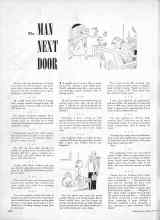 Better Homes & Gardens June 1950 Magazine Article: The MAN NEXT DOOR