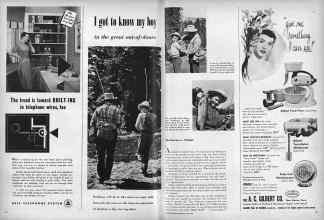 Better Homes & Gardens June 1950 Magazine Article: I got to know my boy