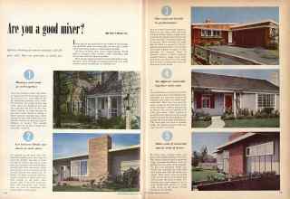 Better Homes & Gardens June 1950 Magazine Article: Are you a good mixer?