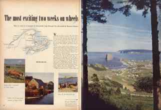 Better Homes & Gardens June 1950 Magazine Article: The most exciting two weeks on wheels