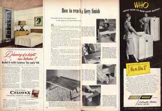 Better Homes & Gardens June 1950 Magazine Article: How to reach a fiery finish
