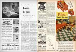Better Homes & Gardens June 1950 Magazine Article: H-bombs for germs