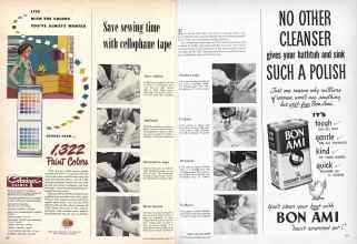 Better Homes & Gardens June 1950 Magazine Article: Save sewing time with cellophane tape