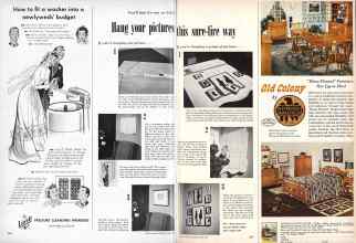 Better Homes & Gardens June 1950 Magazine Article: Hang your pictures this sure-fire way