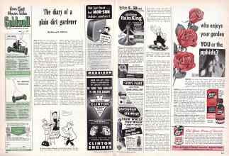 Better Homes & Gardens June 1950 Magazine Article: The diary of a plain dirt gardener