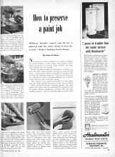 Better Homes & Gardens July 1950 Magazine Article: How to preserve a paint job