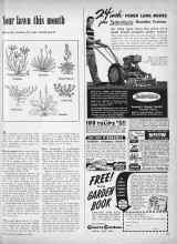 Better Homes & Gardens July 1950 Magazine Article: Your lawn this month