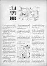Better Homes & Gardens July 1950 Magazine Article: The MAN NEXT DOOR