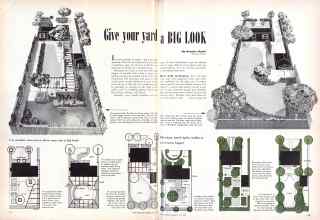 Better Homes & Gardens July 1950 Magazine Article: Give your yard a BIG LOOK