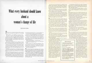 Better Homes & Gardens July 1950 Magazine Article: What every husband should know about a woman's change of life