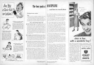 Better Homes & Gardens July 1950 Magazine Article: The four poals of DISCIPLINE