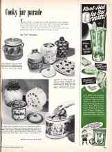 Better Homes & Gardens September 1950 Magazine Article: Cooky jar parade