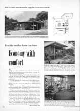 Better Homes & Gardens September 1950 Magazine Article: Economy with comfort