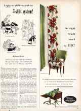 Better Homes & Gardens September 1950 Magazine Article: I enjoy my children--with my 3-shift system!