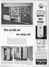 Better Homes & Gardens September 1950 Magazine Article: When you build your new storage wall
