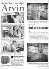 Better Homes & Gardens September 1950 Magazine Article: New kitchen: Handy as it is handsome