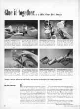 Better Homes & Gardens September 1950 Magazine Article: Glue it together. . . this time for keeps