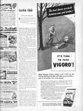 Better Homes & Gardens September 1950 Magazine Article: Garden clinic