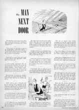 Better Homes & Gardens September 1950 Magazine Article: The MAN NEXT DOOR