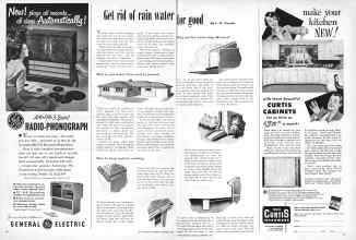 Better Homes & Gardens September 1950 Magazine Article: Get rid of rain water for good