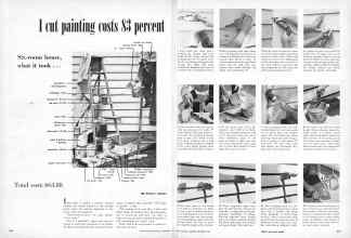 Better Homes & Gardens September 1950 Magazine Article: I cut painting costs 83 percent