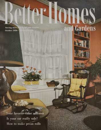Better Homes & Gardens October 1950 Magazine Cover