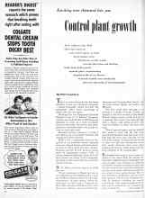 Better Homes & Gardens October 1950 Magazine Article: Control plant growth