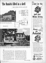 Better Homes & Gardens October 1950 Magazine Article: The Daniels filled in a shell