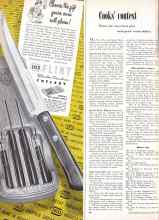 Better Homes & Gardens October 1950 Magazine Article: Cooks' contest