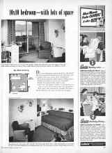 Better Homes & Gardens October 1950 Magazine Article: 10x10 bedroom--with lots of space