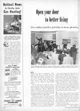 Better Homes & Gardens October 1950 Magazine Article: Open your door to better living