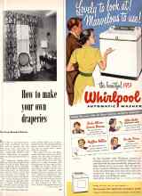 Better Homes & Gardens October 1950 Magazine Article: How to make your own draperies