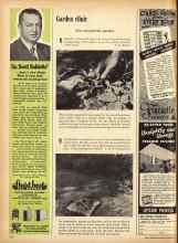 Better Homes & Gardens October 1950 Magazine Article: Garden clinic