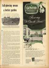 Better Homes & Gardens October 1950 Magazine Article: Fall-plowing means a better garden