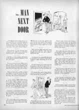Better Homes & Gardens October 1950 Magazine Article: The MAN NEXT DOOR