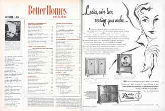 Better Homes & Gardens October 1950 Magazine Article: Page 4