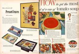 Better Homes & Gardens October 1950 Magazine Article: Page 74