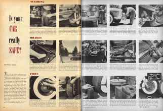 Better Homes & Gardens October 1950 Magazine Article: Is your CAR really SAFE?