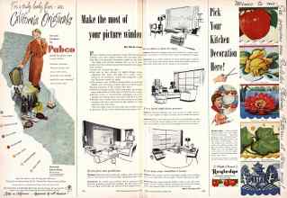 Better Homes & Gardens October 1950 Magazine Article: Make the most of your picture window