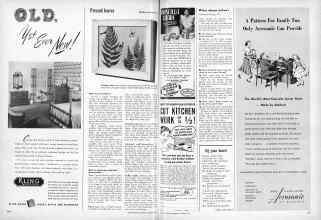 Better Homes & Gardens October 1950 Magazine Article: Page 260