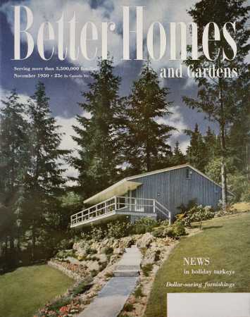 Better Homes & Gardens November 1950 Magazine Cover