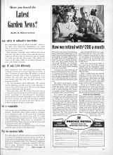 Better Homes & Gardens November 1950 Magazine Article: Latest Garden News?