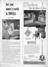 Better Homes & Gardens November 1950 Magazine Article: Get your money's worth in TOWELS