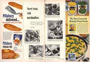 Better Homes & Gardens November 1950 Magazine Article: Sweet treats with marshmallows