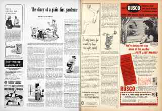 Better Homes & Gardens November 1950 Magazine Article: The diary of a plain dirt gardener